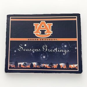 Auburn University 21 Holiday Cards Envelopes Seasons Greetings War Eagle NOS NEW